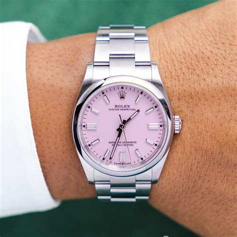 pinke ziffernblatt rolex|Uhrmacherkunst – Zifferblätter .